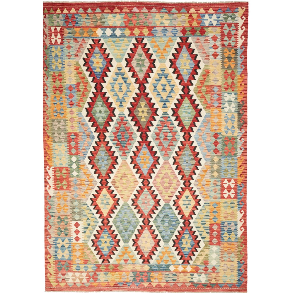 Tappeto Kilim Afghanistan marrone 205x293