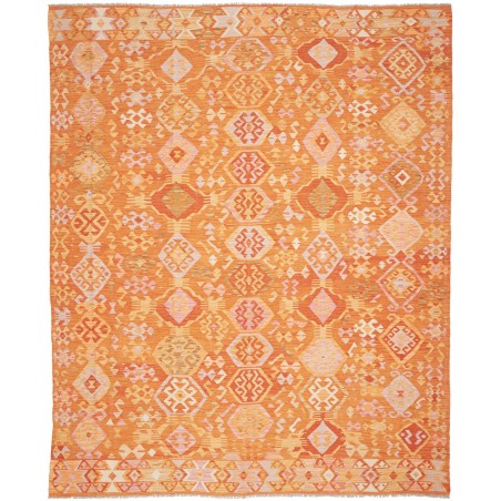 Tappeto Kilim Afghanistan arancione marrone 253x301