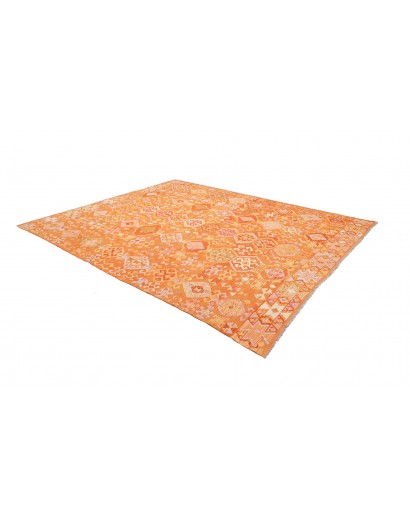 Tappeto Kilim Afghanistan arancione marrone 253x301