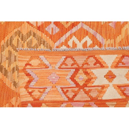 Tappeto Kilim Afghanistan arancione marrone 253x301