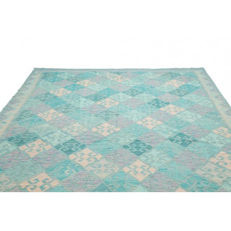 Tappeto Kilim Afghanistan beige blu 248x291