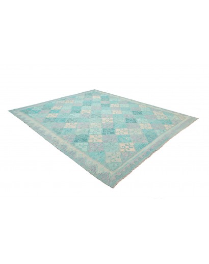 Tappeto Kilim Afghanistan beige blu 248x291