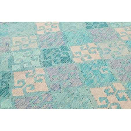 Tappeto Kilim Afghanistan beige blu 248x291