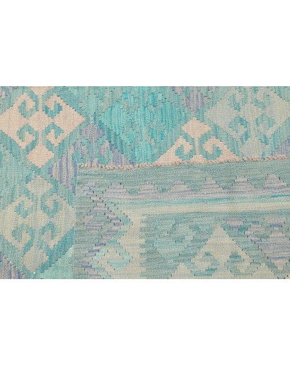 Tappeto Kilim Afghanistan beige blu 248x291