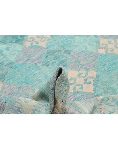 Tappeto Kilim Afghanistan beige blu 248x291