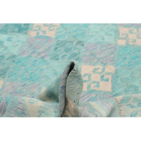 Tappeto Kilim Afghanistan beige blu 248x291