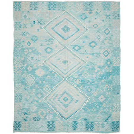 Tappeto Kilim Afghanistan beige blu 245x300