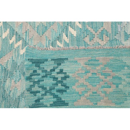 Tappeto Kilim Afghanistan beige blu 245x300