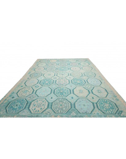 Tappeto Kilim Afghanistan beige blu 298x396
