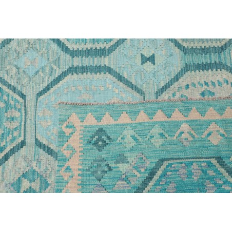 Tappeto Kilim Afghanistan beige blu 298x396