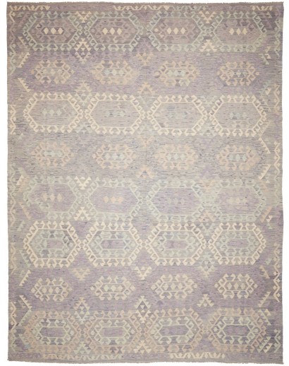 Tappeto Kilim Afghanistan azzurro 309x405