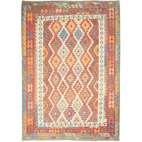 Tappeto Kilim Afghanistan marrone 210x294