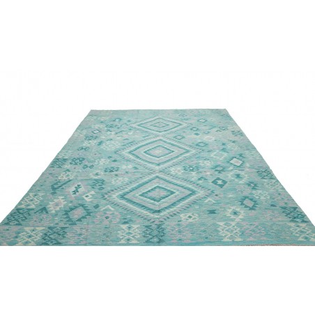 Tappeto Kilim Afghanistan azzurro blu 253x297