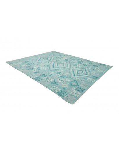 Tappeto Kilim Afghanistan azzurro blu 253x297