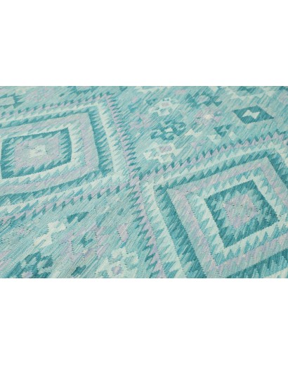 Tappeto Kilim Afghanistan azzurro blu 253x297