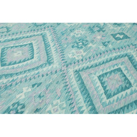 Tappeto Kilim Afghanistan azzurro blu 253x297