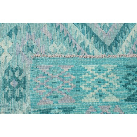 Tappeto Kilim Afghanistan azzurro blu 253x297