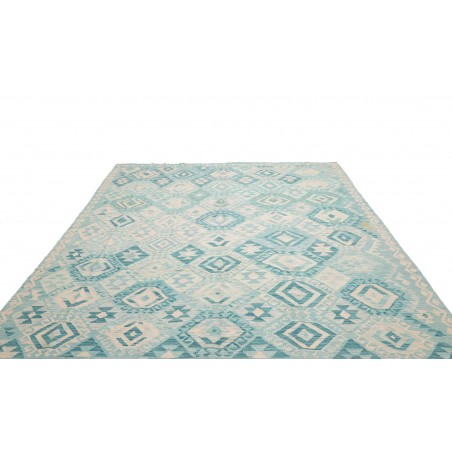 Tappeto Kilim Afghanistan beige bianco 252x292