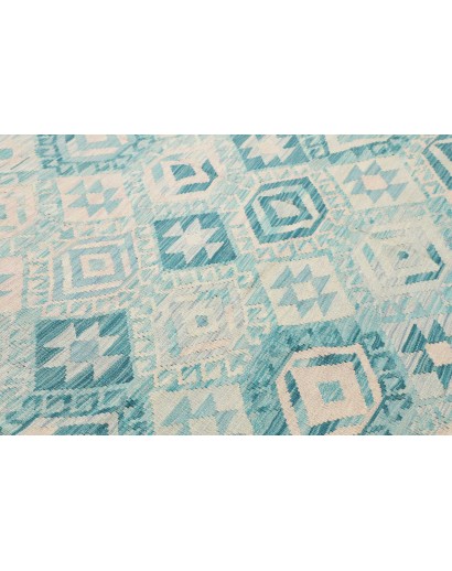 Tappeto Kilim Afghanistan beige bianco 252x292