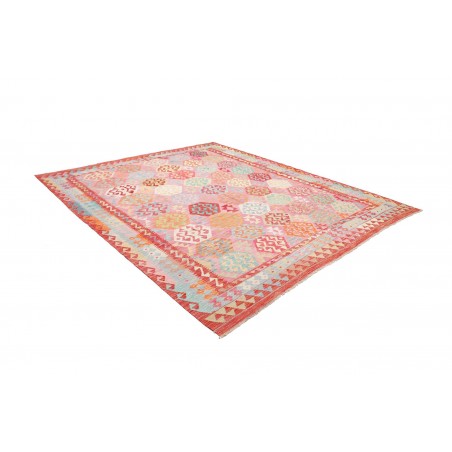 Tappeto Kilim Afghanistan beige rosso 260x296