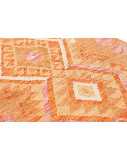 Tappeto Kilim Afghanistan arancione 70x387