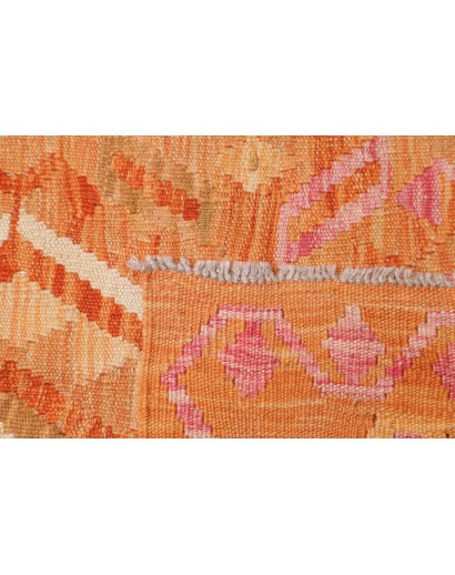 Tappeto Kilim Afghanistan arancione 70x387