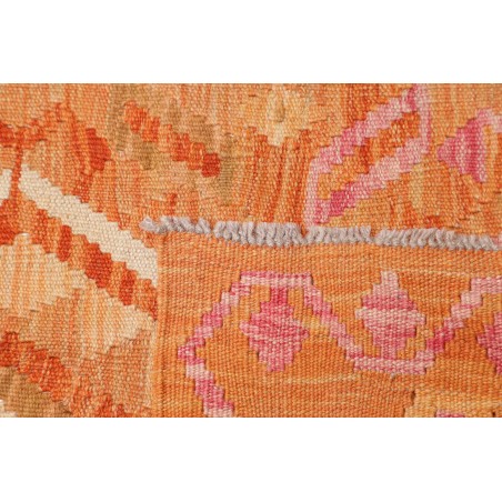 Tappeto Kilim Afghanistan arancione 70x387