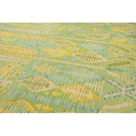 Tappeto Kilim Afghanistan marrone bianco 302x402