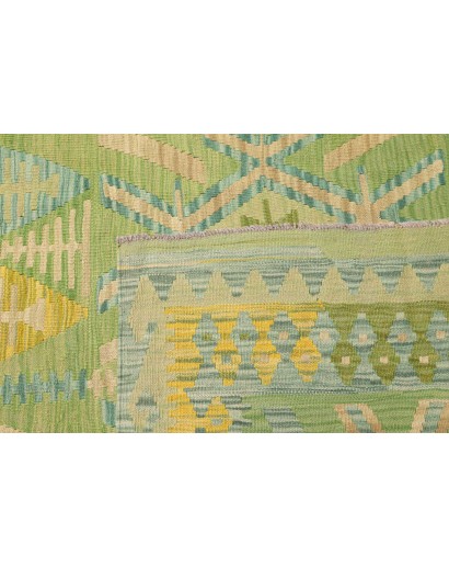 Tappeto Kilim Afghanistan marrone bianco 302x402