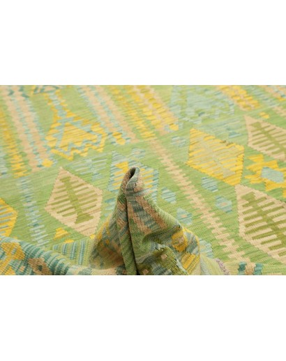 Tappeto Kilim Afghanistan marrone bianco 302x402