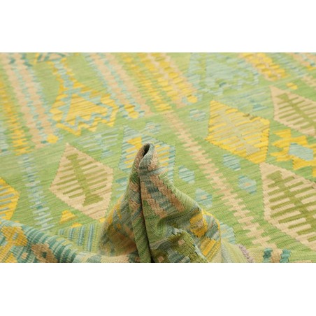 Tappeto Kilim Afghanistan marrone bianco 302x402