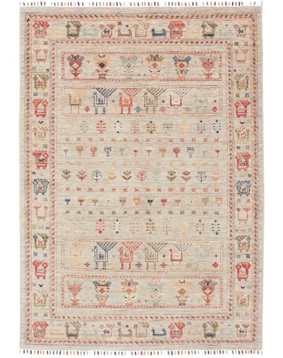 Tappeto Rubin Pakistan beige grigio 122x171