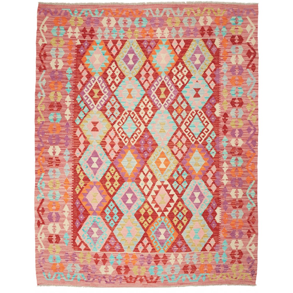Tappeto Kilim Afghanistan marrone 190x237 Tappeto Kilim Afghanistan marrone 190x237