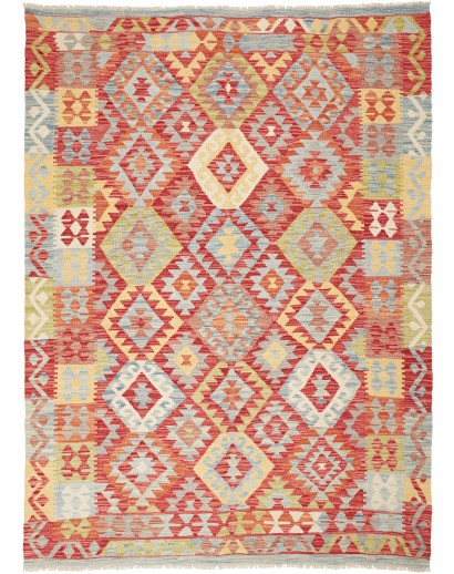 Tappeto Kilim Afghanistan marrone beige 173x239