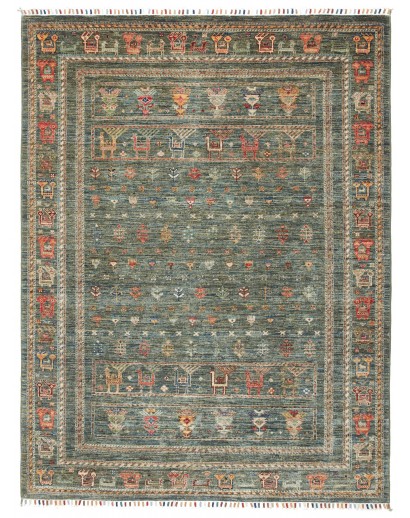 Tappeto Rubin Pakistan bianco marrone 147x193