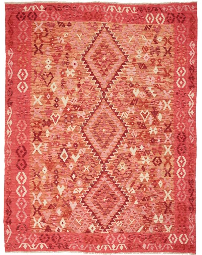 Tappeto Kilim Afghanistan rosso 185x245