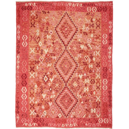 Tappeto Kilim Afghanistan rosso 185x245
