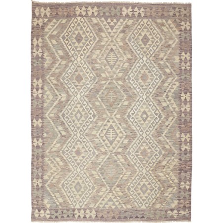Tappeto Kilim Afghanistan azzurro marrone 182x244