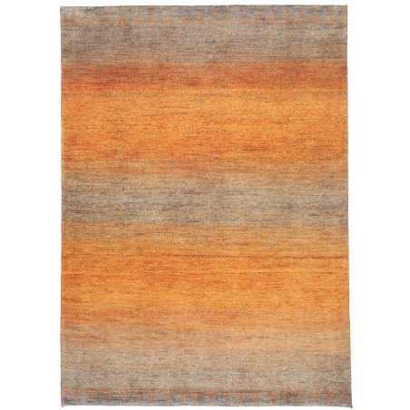 Tappeto Royal Gabbeh Pakistan arancione azzurro 156x215