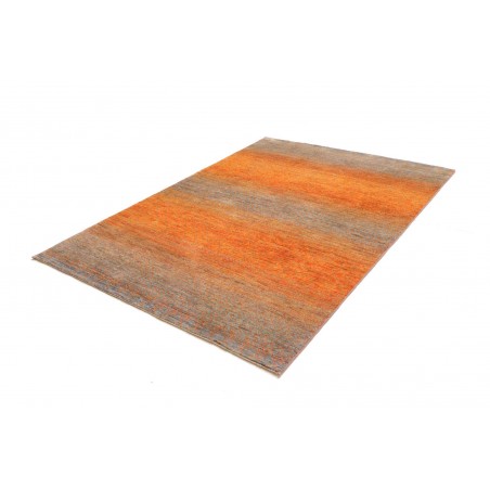 Tappeto Royal Gabbeh Pakistan arancione azzurro 156x215