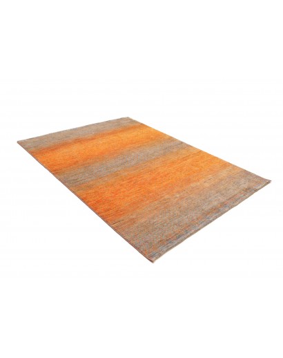 Tappeto Royal Gabbeh Pakistan arancione azzurro 156x215