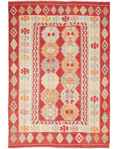 Tappeto Kilim Afghanistan marrone 170x242