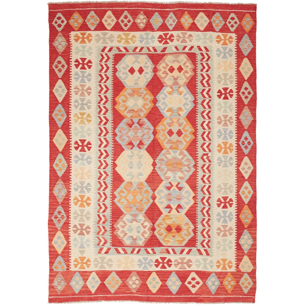 Tappeto Kilim Afghanistan marrone 170x242
