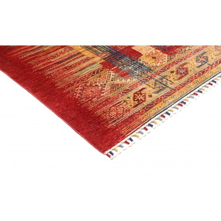 Tappeto Siva Pakistan marrone arancione 146x203