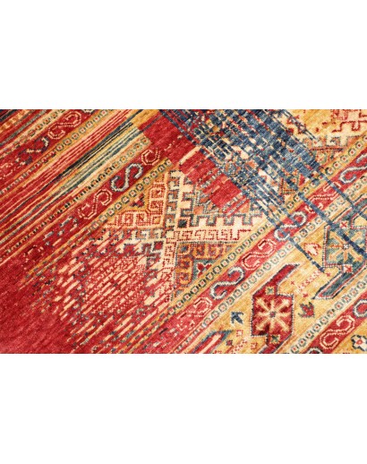 Tappeto Siva Pakistan marrone arancione 146x203