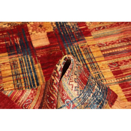 Tappeto Siva Pakistan marrone arancione 146x203