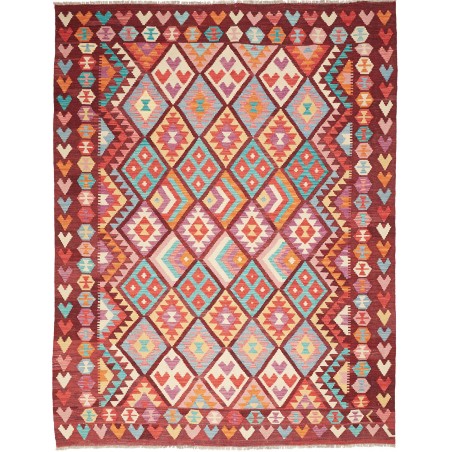Tappeto Kilim Afghanistan marrone 187x242