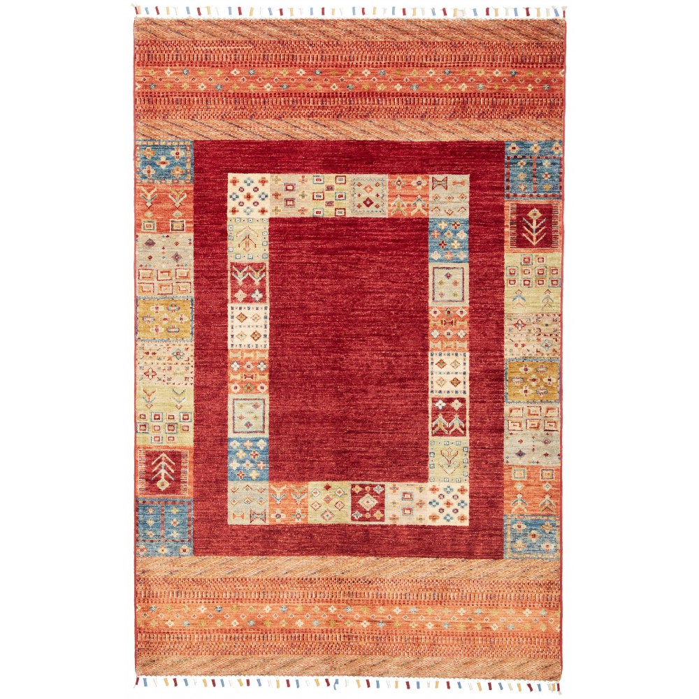 Tappeto Siva Pakistan marrone 123x187