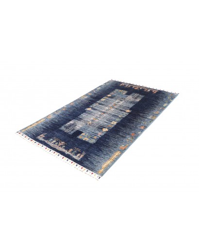 Tappeto Siva Pakistan grigio azzurro 118x178