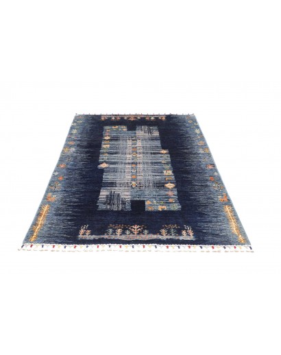 Tappeto Siva Pakistan grigio azzurro 118x178